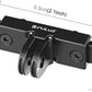 PULUZ Quick Release Base Plate Adapter Bracket for Insta360 X5 / Ace Pro/Pro 2 Cameras - Aviation Aluminum Mount (Black)