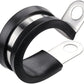 LOKMAN 20 Pack 1-3/4 Inch Stainless Steel Cable Clamp, Rubber Cushioned Insulated Clamp, Conduit Wire Holder Strap Clips for Tube, Pipe or Wire Cord Installation