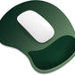 ITNRSIIET Ergonomic Mouse Pad, Cushioned Gel Wrist Rest, Non-Slip Base, Smooth Surface, Cute Multi-Color, 9.5 x 8.2 in, Deep Green Gradient