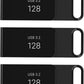 128GB Elite Type-C USB 3.2 Flash Drive – Up to 120MB/s Read, Up to 10x Faster Write Than USB 2.0, Reliable Design, Durable & Portable for Everyday Store & Share, Type-C Connector, 3-Pack