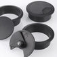 TuTuYa 6PCS Desk Grommet, Desk Cable Grommet 80mm (3-1/6inch) Black Desk Cable Hole Covers with Hole Saw, Ideal Solution for Office and Home Table Cable (Black, 3-1/6inch)