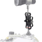 MINIFOCUS 1" Long Ball Clamp Dual Holder Mount for Underwater Photography Diving Light System, Compatible for GoPro Action Camera Flashlight Arms System(2 PCS)
