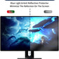 Docooler Computer Privacy Screen Filter, Hanging Screen Filter Compatible Widescreen Computer Monitor with Aspect Ratio 16:9, Anti-Glare Privacy Screen Protector for 20-32 Inch Monitor (Inch Optional)