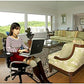 Computer Keyboard Stand Laptop Mouse Mount for Workstation Video Gaming, Installed to Chair or Any Round Bar with Maximum 1.96 inch Diagonal Thickness