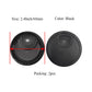 HAHIYO 2Pcs 2.4Inch/60mm Black Zinc Alloy Desk Grommet Wire Grommet Cable Management Cord Hole Cover Desk Wire Hole Insert Wire Organizer for Computer Office Home School Equipment Systems