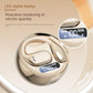 Open Ear Earbuds Wireless Earbuds Bluetooth 5.4, LED Display Bluetooth Earphone for Workout/Running, AI Noise Reduction Touch Controls, 72hr Playtime,Waterproof(Gold)