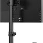 PHOLITEN Monitor Mount for Most 13-32" Computer Screens up to 20lbs,Adjustable Single Desk Monitor Stand with Tilt Swivel Rotation, VESA 75x75mm/100x100mm