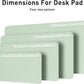 Aothia Large PU Leather Desk Pad Protector - Non-Slip Mouse Pad & Writing Mat for Office/Home, Waterproof, Easy to Clean (48" x 17",Aqua)