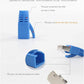 50 Pcs Cat7 Cat7A Cat8 Strain Relief Boot, RJ45 Plug Connector Cover Modular Network Plug Connector Cap Cable Connector Boots, Blue