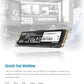 KLEVV CRAS C715 1TB M.2 2280 NVMe PCIe Gen3x4 Laptop & Desktop, up to 3200MB/s (K01TBM2SP0-C7T)