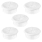2" White Desk Grommet, JTemgle Flexible Cable Grommet Rubber Cable Hole Cover Wire Organizer Caps Desktop Cord Management for Home Office TV Stands Tabletops, 5 Pieces