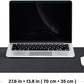 Cork Desk Mat - Dual-Sided Desk Pad for Office and Home - Desk Organization and Accessories - Ideal for Large Mouse Pad and Desk Mats on Top of Desks(Black,27.6"x 13.8")