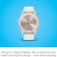 Garmin G010-N2566-01 Vivomove Sport 40mm Touchscreen Hybrid Health and Wellness Smartwatch, Ivory - Certified (Renewed)