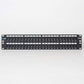 ICC CAT5e Feed-Through Patch Panel, 48 Port, 2U Rackmount, RJ45 Ethernet Patch Panel, No Punch Down, PoE++ and TAA Compliant, Black