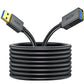 VCZHS Tech 25 ft USB Extension Cable - High Speed USB 3.0 Extender Male to Female Cord, Durable & Flexible for Mouse, Keyboard, Printer, Flash Drive, Webcam, and More