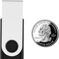 USB Flash Drive 128MB 100 Pack, Bulk USB 2.0 Thumb Drives Swivel Memory Stick Jump Drive Pen Drive,128MB 100 Pieces