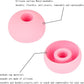 4 Pairs Silicone Earbud Tips Replacement Earbuds Cap Ear Tips Compatible with Powerbeats 1/2/3 Wireless Beats by Dre Headphones,(Pink)