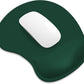 ITNRSIIET Ergonomic Mouse Pad, Cushioned Gel Wrist Rest, Non-Slip Base, Smooth Surface, Cute Multi-Color, 9.5 x 8.2 in, Deep Green