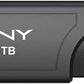 PNY PRO Elite V3 1TB USB 3.2 Gen 2 Flash Drive – Up to 1000MB/s Read, Up to 800MB/s Write, Extreme Performance for Professional Data Storage and Transfers, Premium Metal Design, Type-A Connector