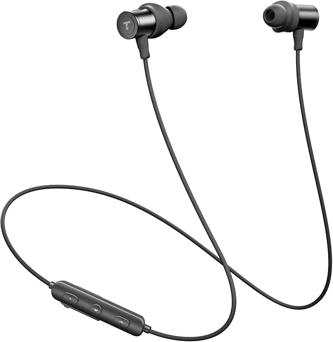 Truefree Wireless Earbuds, HD-100 Bluetooth 6.0 Sport Earphones, Magnetic Wireless Headphones, 11mm Driver Spatial Audio, IP67 Waterproof, 20H Playtime, AI Enhanced Calls, App Control, Dual Connection