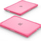 Batianda Compatible with New MacBook Pro 16 inch Case 2024 M4 Chip 2023 2021 Release with M3 M2 Pro Max, Heavy Duty Protective Plastic Hard Shell with Fold Kickstand & Keyboard Cover Protector, Rose