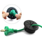 HJGarden 2PCS 2Inch (50mm) Desk Cord Grommets Wire Cable Hole Cover for Office PC Desk Cable Cord Cover Black