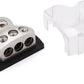 3 Way Power Distribution Block 1x 0 Gauge in 3X 4 Gauge Out Amp Power Distribution Ground Distributor Connecting Block for Car Amplifier Audio Splitter,2Pcs