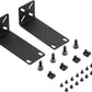 Rack Mount Kit for 10.6 inch Switches, Adjustable Rack Ears for Netgear, Cisco, D-Link, TRENDnet and HP Products, Mount 10.6" Wide to 19" Equipment, Adjustable Hole Distance 14-30mm