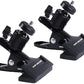 SLOW DOLPHIN Tripod Clip Clamp Mount Flash Reflector Holder for Studio Backdrop Camera with 360 Swivel Tripod Mini Ball Head Standard 1/4" Screw,SLR, Digital SLR, Video Came(2PACK)