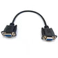 DB9 Female to VGA Female 15Pin Three-Row Signal Transmission Cable, VGA to DB9 Serial RS232 Data Cable for Mutual Transmission of Signals Between 9Pin Video Devices and Computers 2Meter