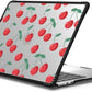CASETiFY Impact MacBook Air 13.6" (M2-M4) Case [Cushioned Impact Corners/Scratch-Resistant/Anti-Slip Grip] - Cherries - Clear Black