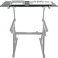 Rockville Z-SHELF Universal Shelf for Z-Stand and X-Stand, 35.4x13.78in Steel Platform, Foam-Padded Edge, Lightweight 7.3 lbs, for Musicians and DJs