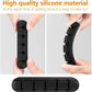 Cord Holder Cable Organizer Clips – Self Adhesive Cord Organizer for Desk, Car, Nightstands, Office, Black Silicone Cord Keeper Cable Clips Wire Holders for Charger Cords (7-5-3-1-1 Slots)