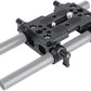 NICEYRIG Tripod Mounting Plate with 15mm Rod Clamp Railblock for Rod Support/DSLR Rig Cage