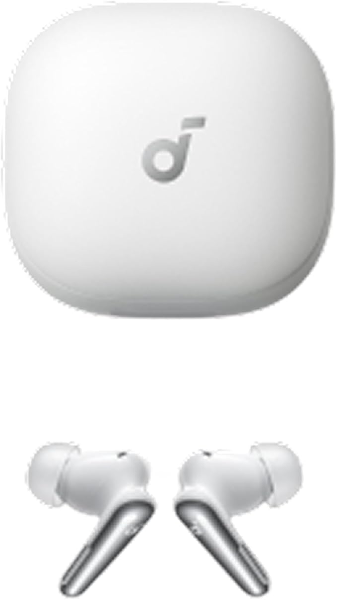 Soundcore Liberty 4 Pro by Anker, Noise Cancelling Wireless Earbuds, 7-Sensor and Real-Time Adaptive Noise Cancelling, 2× Faster Charging, Studio-Level Hi-Fi Music, Clear Calls with 6 Mics and AI
