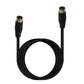 S Video Cable, S-Video Cable 4 pin Connector Male to Male Gold Plated Compatible with DVD Player, Home Theater, DSS receivers, VCRs, DVRs/PVRs - 3.28FT