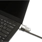 Kensington Universal 3-in-1 Combination Laptop Lock, Computer Security Locking Cable - Resettable Version (K62316WW), Black