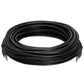Cmple 3.5mm Aux Male to Male Stereo Audio Cable Auxiliary Headphones Cord MP3 PC - 50 Feet, Black