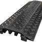 Kable Kontrol Drop Over Floor Cord Cover – 40” Inch Long 3 Channel Cable or Wire Protector – Rubber Ramp for Indoor and Outdoor Use – Black
