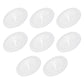 PATIKIL Desk Grommet 1-9/16", 8 Pcs Round Cable Grommet Cord Hole Cover with Adhesive Tape Flexible Table Wire Organizer for Office Home Table Countertop, White
