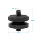 CAMVATE 1/4"-20 Male Thread Screw Double End (2 Pieces) - 2417 (Pack of 2)
