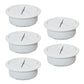 5 Pcs Desk Grommet 2" / 50 mm, Desk Hole Cover for Cables Grey, Cable Grommet ABS Plastic, Desk Hole Grommet for Home & Office Pc, Detachable Cable Cord Organizer