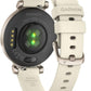 Garmin Lily 2, Small and Stylish Smartwatch, Hidden Display, Patterned Lens, Up to 5 Days Battery Life, Coconut (Renewed)