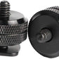 SLOW DOLPHIN 1/4 Inch Hot Shoe Mount Adapter Tripod Screw for DSLR Camera Rig(2 Packs)