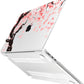 Batianda Premium Case for New MacBook Air 15 inch 2025 M4 2024 2023 with M3 M2 Chip Model A3241/A3114, Designed Protective Plastic Hardshell & Keyboard Cover & Screen Protector, Cherry Blossoms