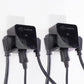 Clamper 3-Outlet Surge Protector 1800 Joules, 1875W, for TV, PC, Xbox, PS5, Refrigerators and Other Appliances (Compact Wall Surge Protector), iCLAMPER Power 3, 2-Pack Black