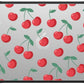 CASETiFY Impact MacBook Air 13.6" (M2-M4) Case [Cushioned Impact Corners/Scratch-Resistant/Anti-Slip Grip] - Cherries - Clear Black