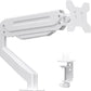 Suptek Single Monitor Mount Adjustable Gas Spring Monitor Arm Desk Mount Stand Fits 17 20 22 23 24 26 27 32 33 inch Monitors,Holds up to 22 lbs,White(MD18W)