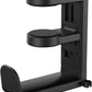 Adjustable Headphone Stand Holder - Universal Desktop Organizer for Gaming/Office Setup - Durable & Lightweight Design - Easy Installation - Modern Accessory - Black