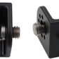 Block 3/8" Thread Bracket Lock Mounting Adapter for ARRI Sony RED Camera Lens Motor Teradek Wireless Black